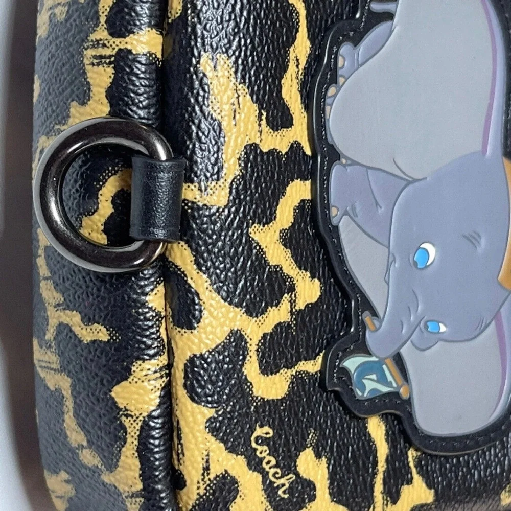 Disney X Coach Dumbo Hybrid‎ Coin Pouch Case NEW